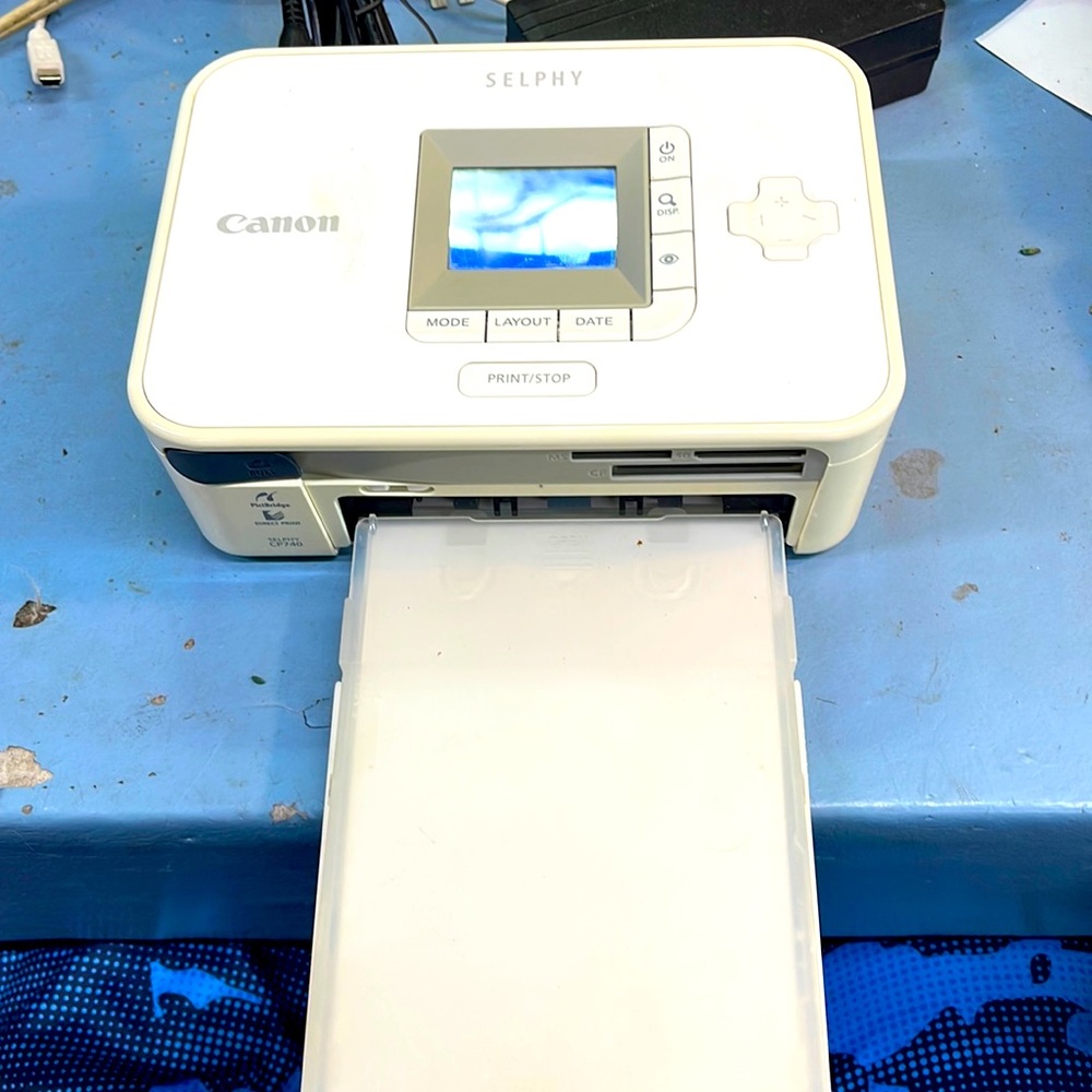 Canon selphy cp compact photo printer